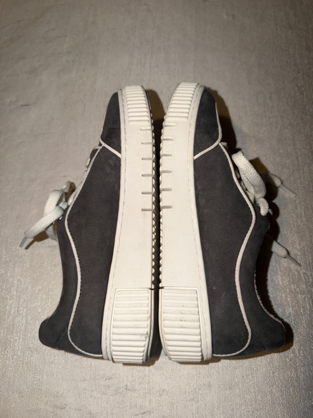 Soul by Naturalizer Platform Tia-Laces Sneakers in Graphite Gray & White Size 7 - Picture 10 of 11